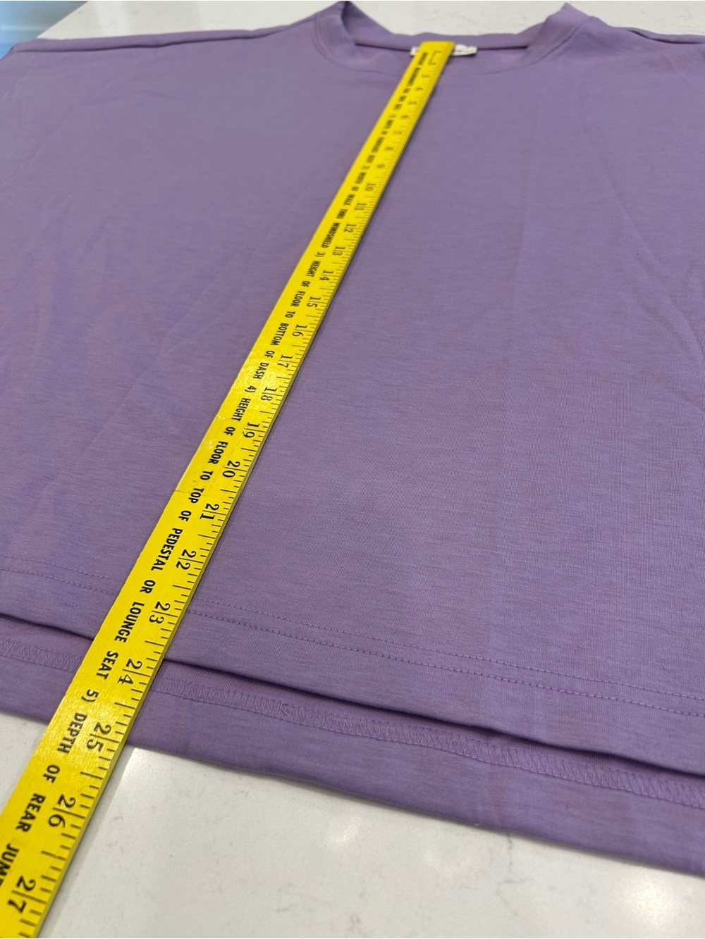 Zenana Outfitters Relaxed Lavender Boxy Top - Picture 7 of 8